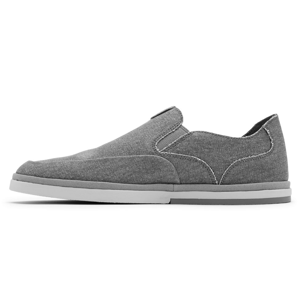 Rockport Singapore Mens Slip-On - Austyn Grey - VR5639487